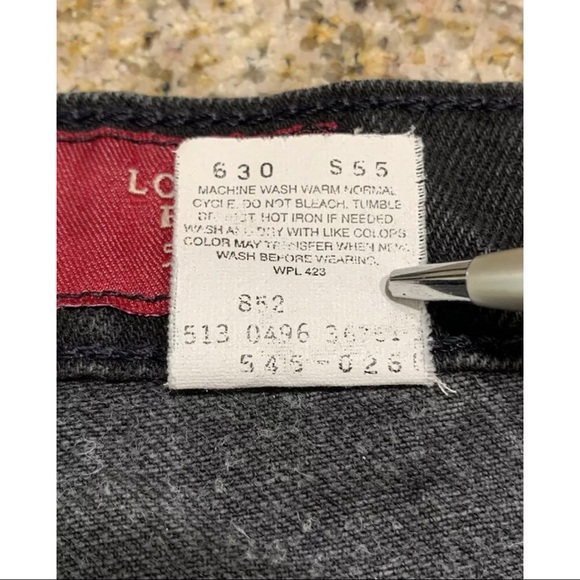 Levi's 545 Vintage 90’s Loose Jeans Tag 38x34 Actual 36x34 - Picture 8 of 10